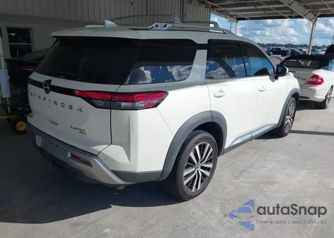 2023 Nissan Pathfinder Platinum 4Wd z USA, uszkodzony, nr VIN 5N1DR3DK0PC209862